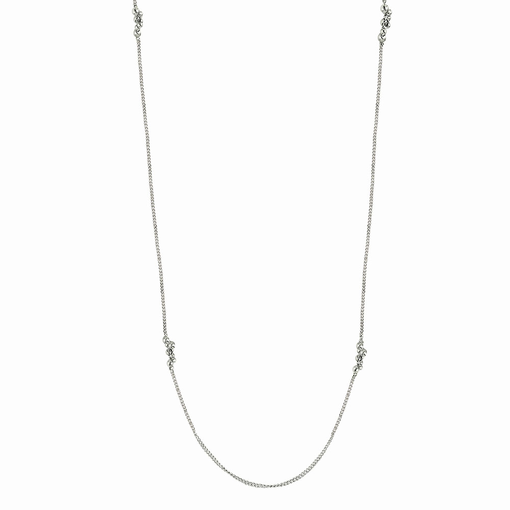 Waxing Poetic Granulated Minuet Chain - Sterling Silver - 81cm